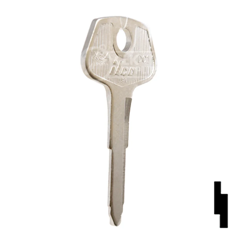 Uncut Key Blank | Chrysler, General Motors | X54, DC1 - Image 4