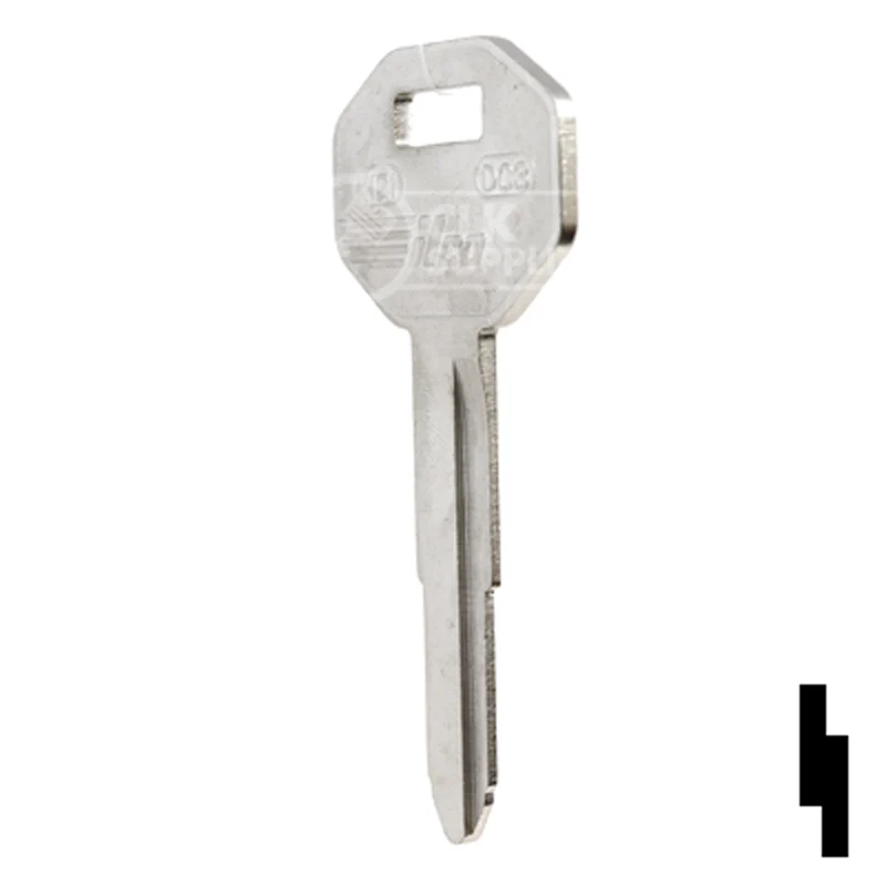 Uncut Key Blank | Chrysler | X121, DC3 - Image 22