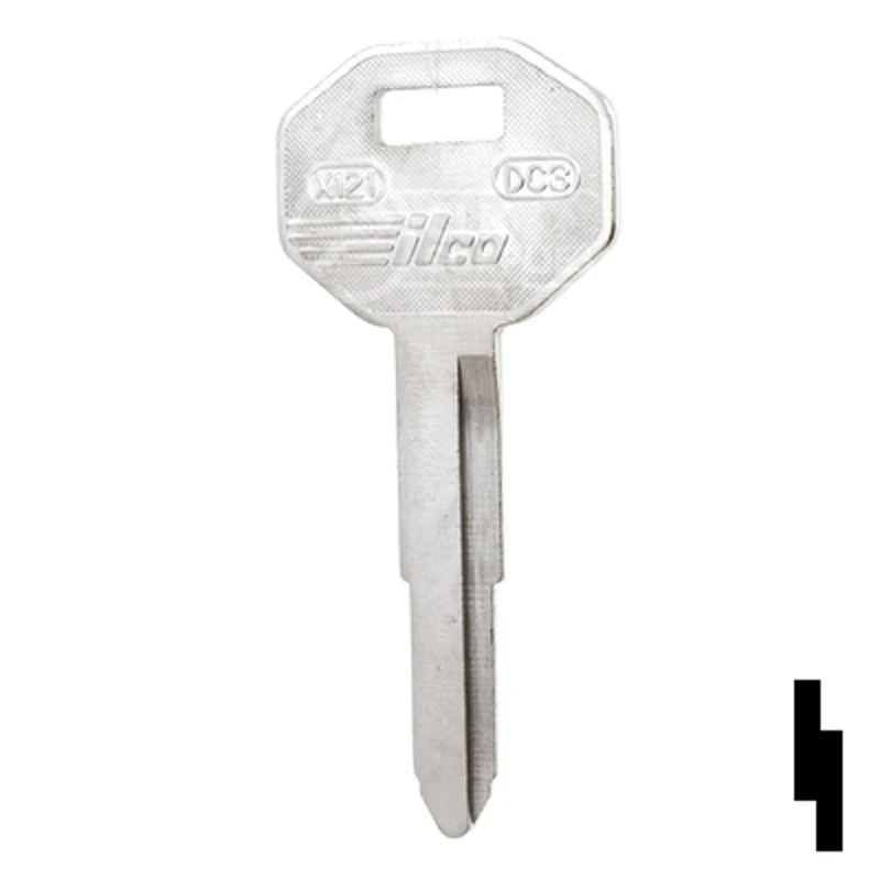 Uncut Key Blank | Chrysler | X121, DC3 - Image 24