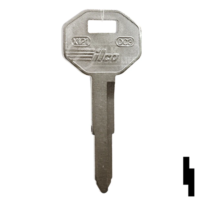 Uncut Key Blank | Chrysler | X121, DC3 - Image 3