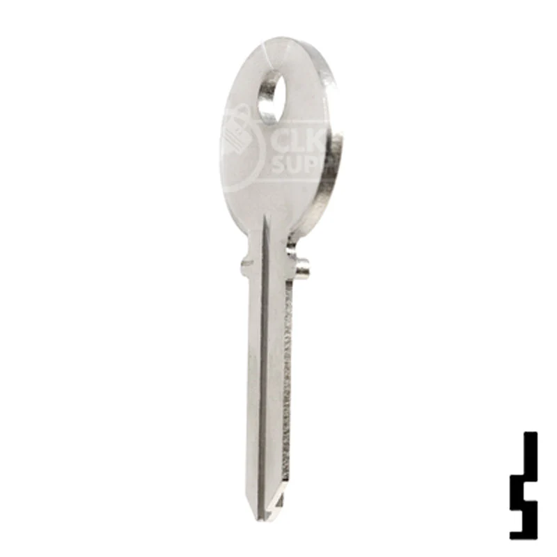 Uncut  Key Blank | Clinton | 1023, CL1 - Image 9