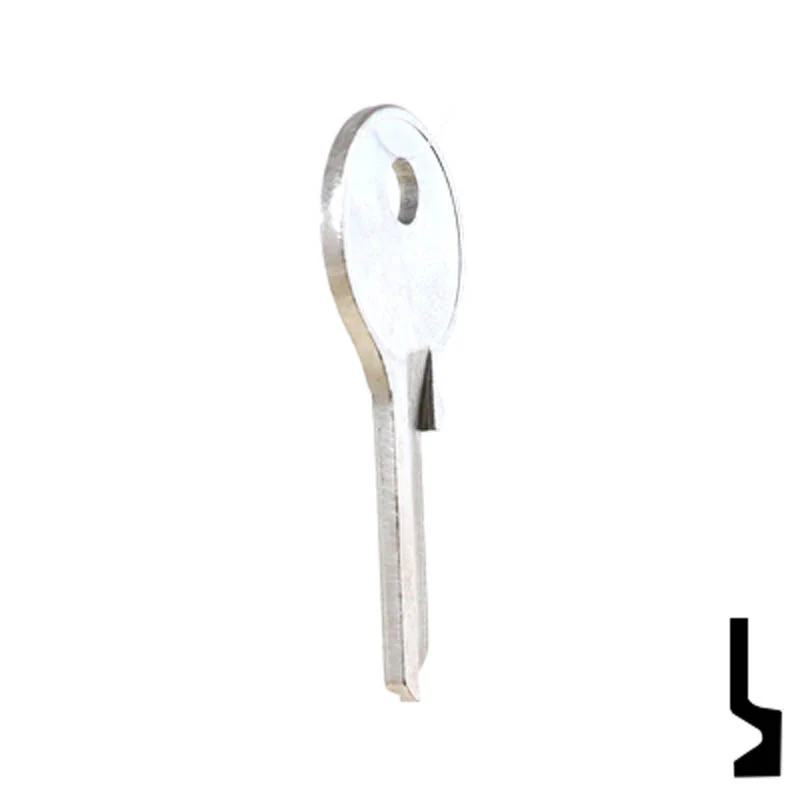 Uncut Key Blank | Clinton Padlocks | T67D - Image 17