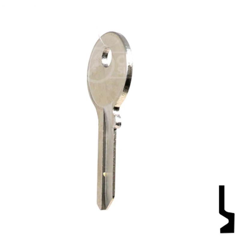 Uncut Key Blank | Clinton Padlocks | T67D - Image 9