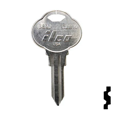 Uncut  Key Blank | The Club | 1589J, CLB10 - Image 2