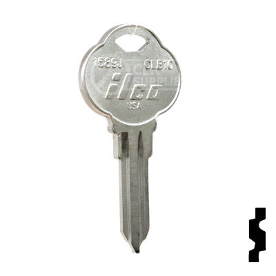 Uncut  Key Blank | The Club | 1589J, CLB10 - Image 4