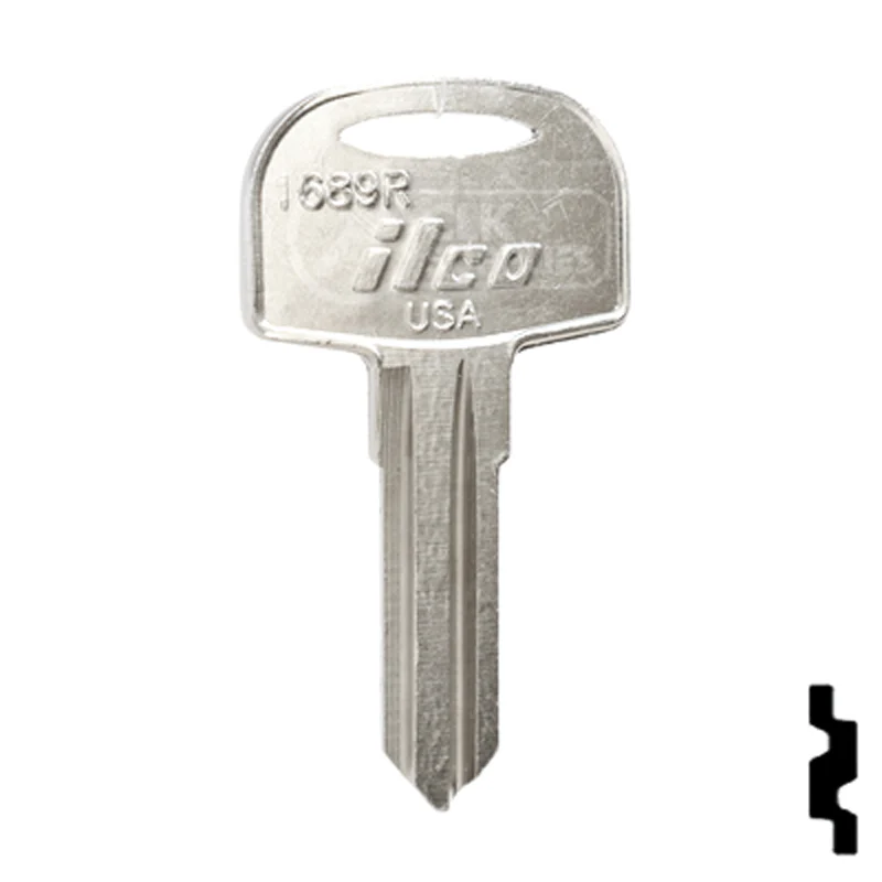 Uncut Key Blank | Cole Hersee | 1689R - Image 3