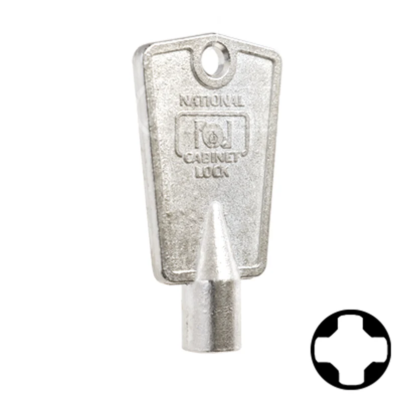 Uncut Key Blank | CompX, National | BD102 - Image 3