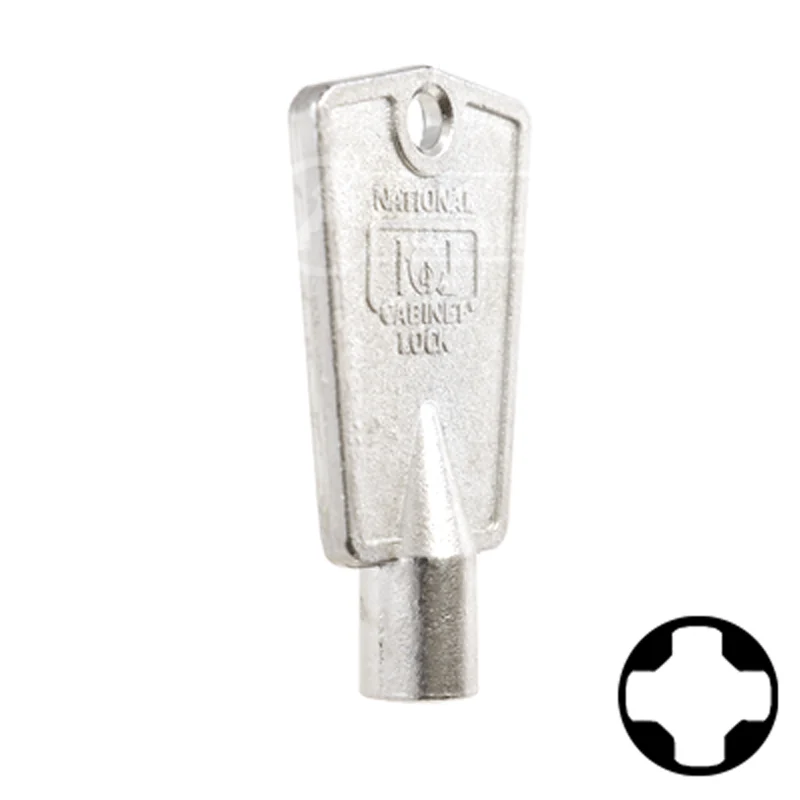 Uncut Key Blank | CompX, National | BD102 - Image 4