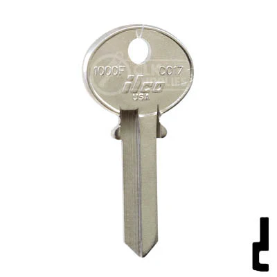 Uncut Key Blank | Corbin Russwin | 1000F, CO17 - Image 3