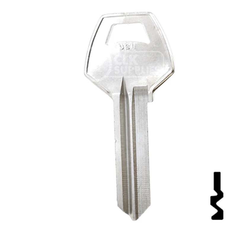 Uncut Key Blank | Corbin Russwin | A1001ABM, CO89 - Image 12