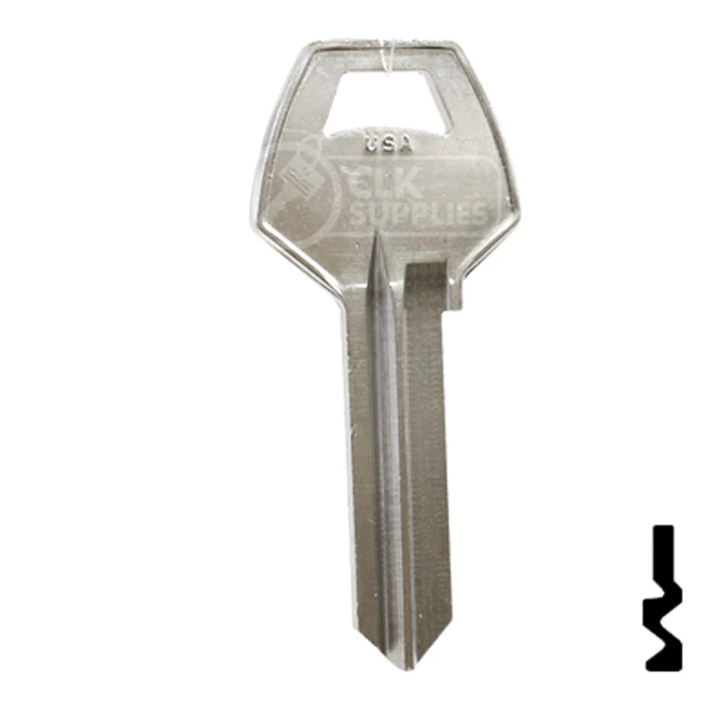 Uncut Key Blank | Corbin Russwin | A1001ABM, CO89 - Image 14