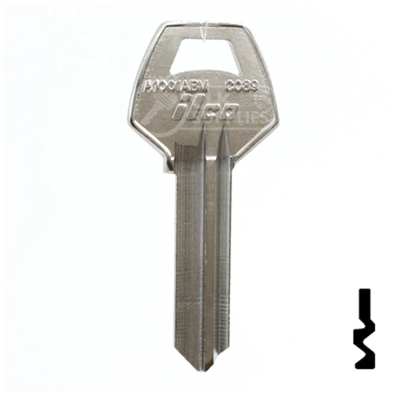 Uncut Key Blank | Corbin Russwin | A1001ABM, CO89 - Image 2