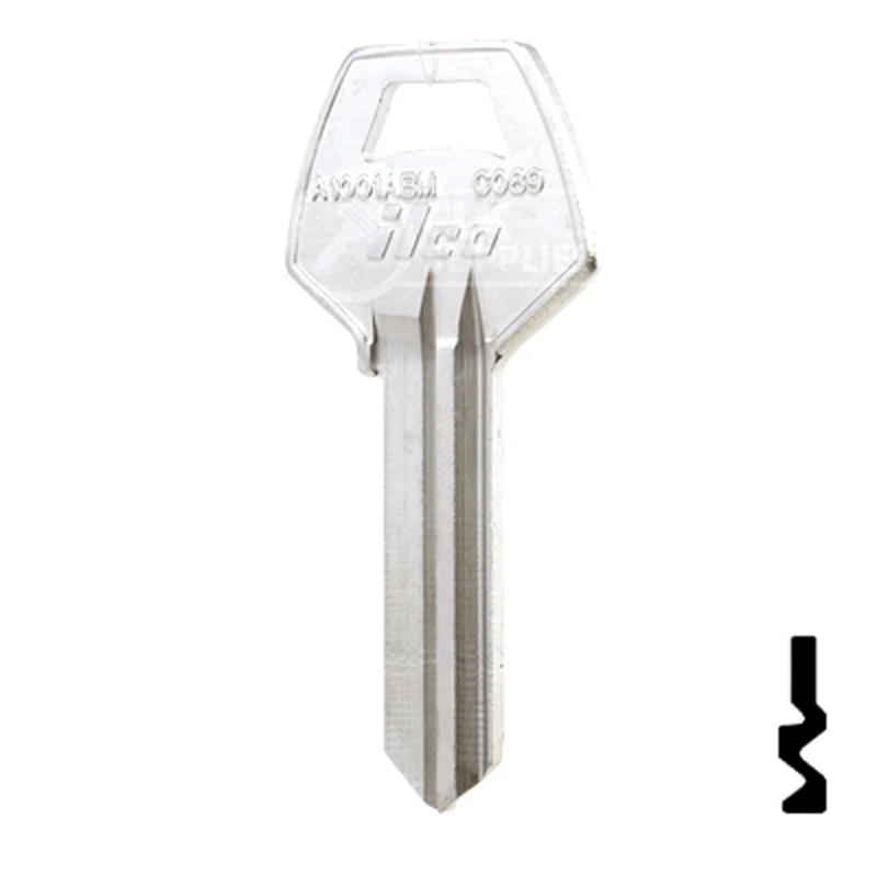 Uncut Key Blank | Corbin Russwin | A1001ABM, CO89 - Image 23