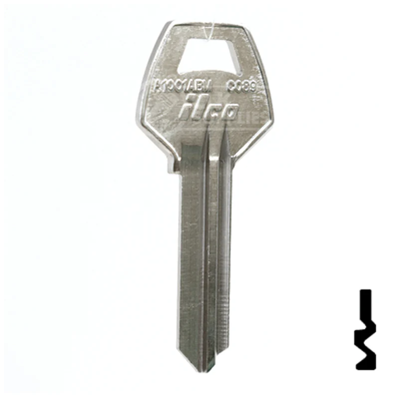 Uncut Key Blank | Corbin Russwin | A1001ABM, CO89 - Image 3