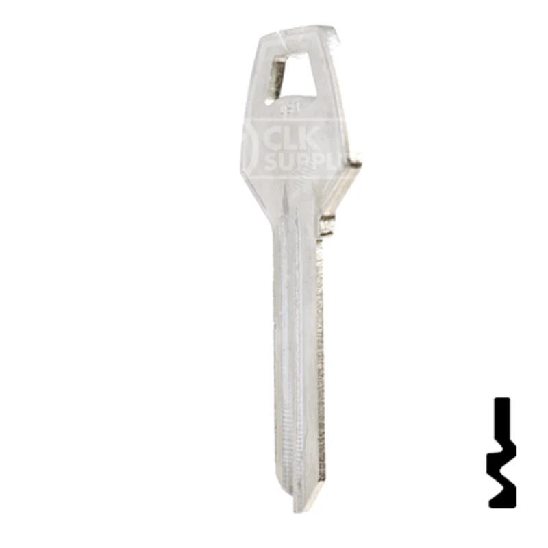 Uncut Key Blank | Corbin Russwin | A1001ABM, CO89 - Image 9