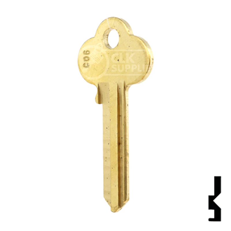 Uncut Key Blank | Corbin | 1001AB, CO6 - Image 23