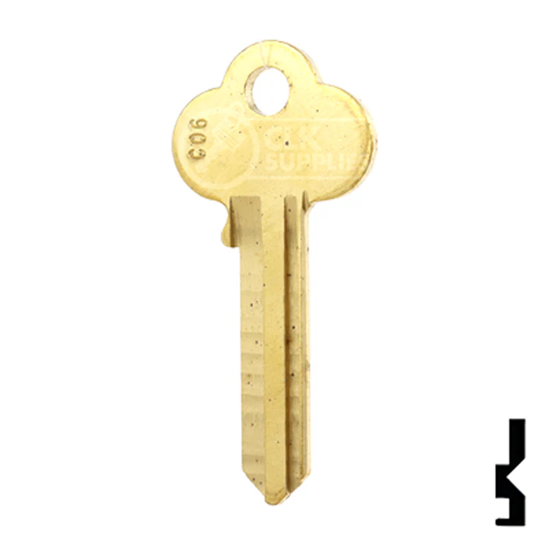 Uncut Key Blank | Corbin | 1001AB, CO6 - Image 24