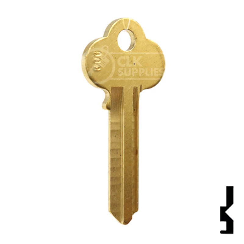 Uncut Key Blank | Corbin | 1001AB, CO6 - Image 4