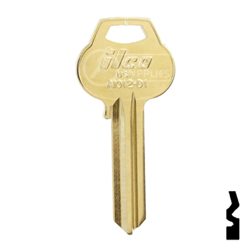 Uncut Key Blank | Corbin Russwin | 1012-D1 - Image 2