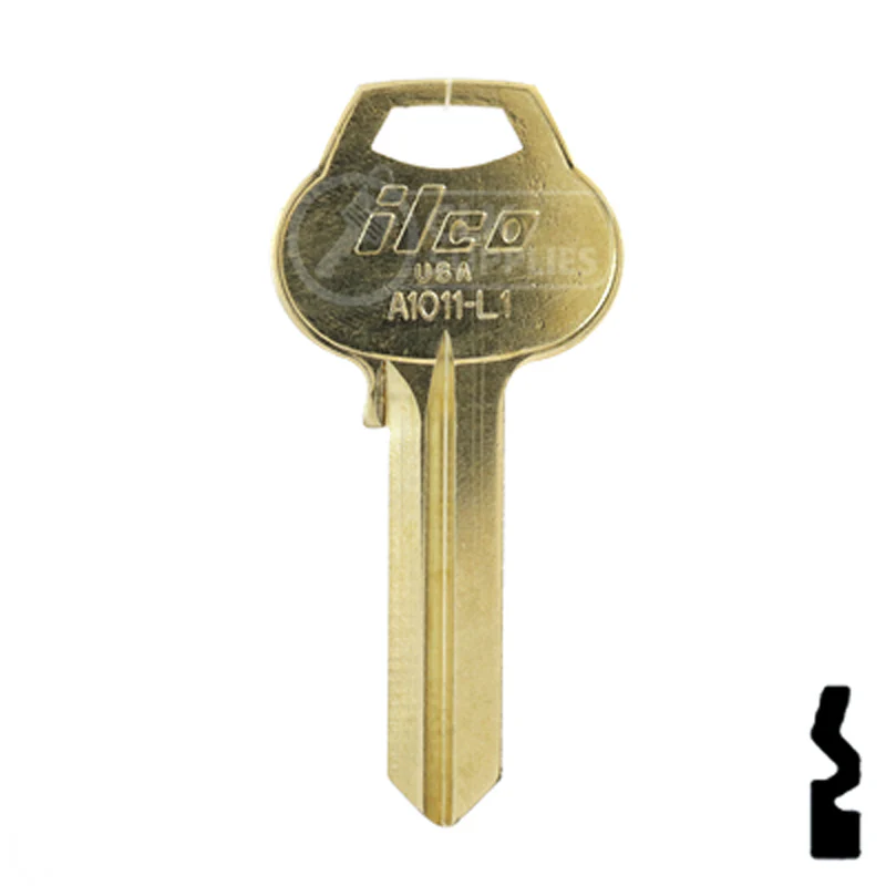 Uncut Key Blank | Corbin Russwin | A1011-L1 - Image 2