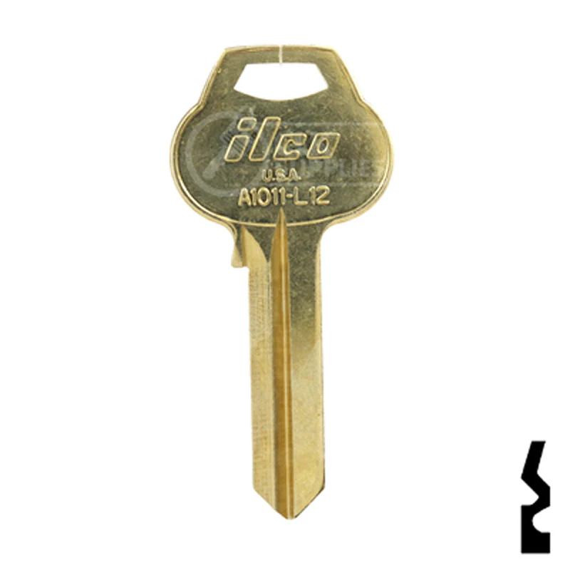 Uncut Key Blank | Corbin Russwin | A1011-L12