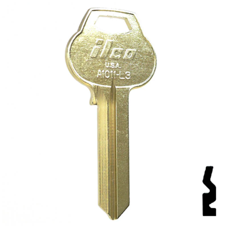 Uncut Key Blank | Corbin Russwin | A1011-L3 - Image 3