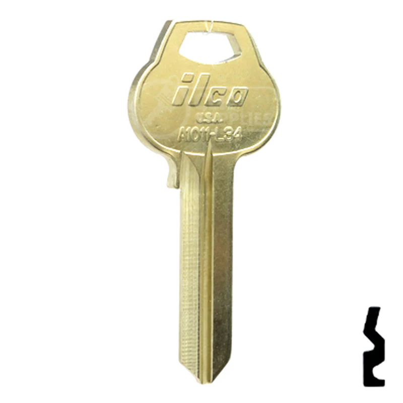 Uncut Key Blank | Corbin Russwin | A1011-L34 - Image 3
