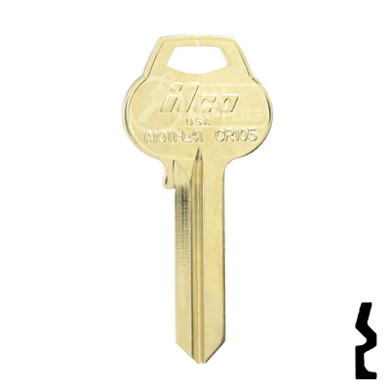 Uncut Key Blank | Corbin Russwin | A1011-L41 - Image 2