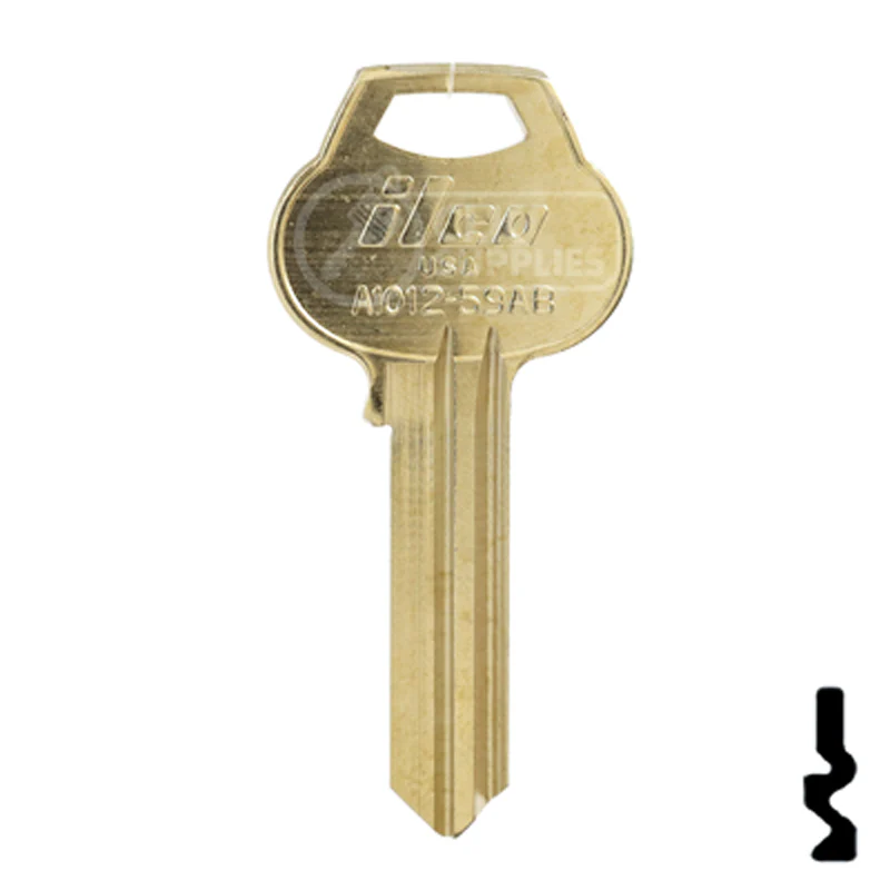 Uncut Key Blank | Corbin Russwin | A1012-59AB - Image 2