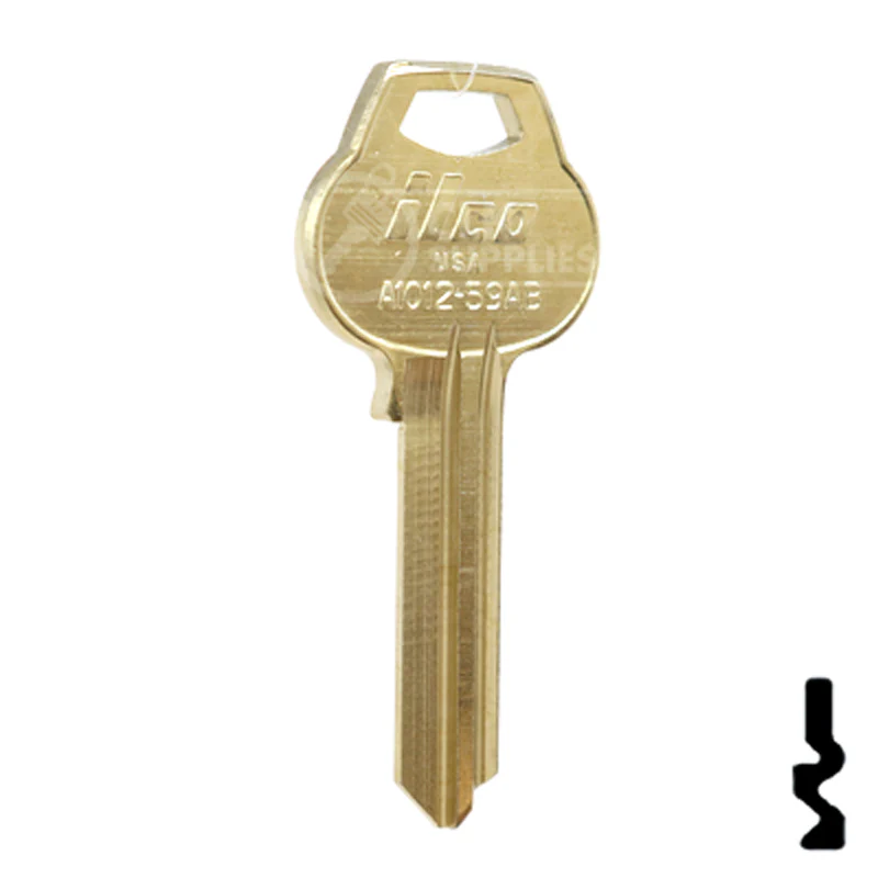 Uncut Key Blank | Corbin Russwin | A1012-59AB - Image 4