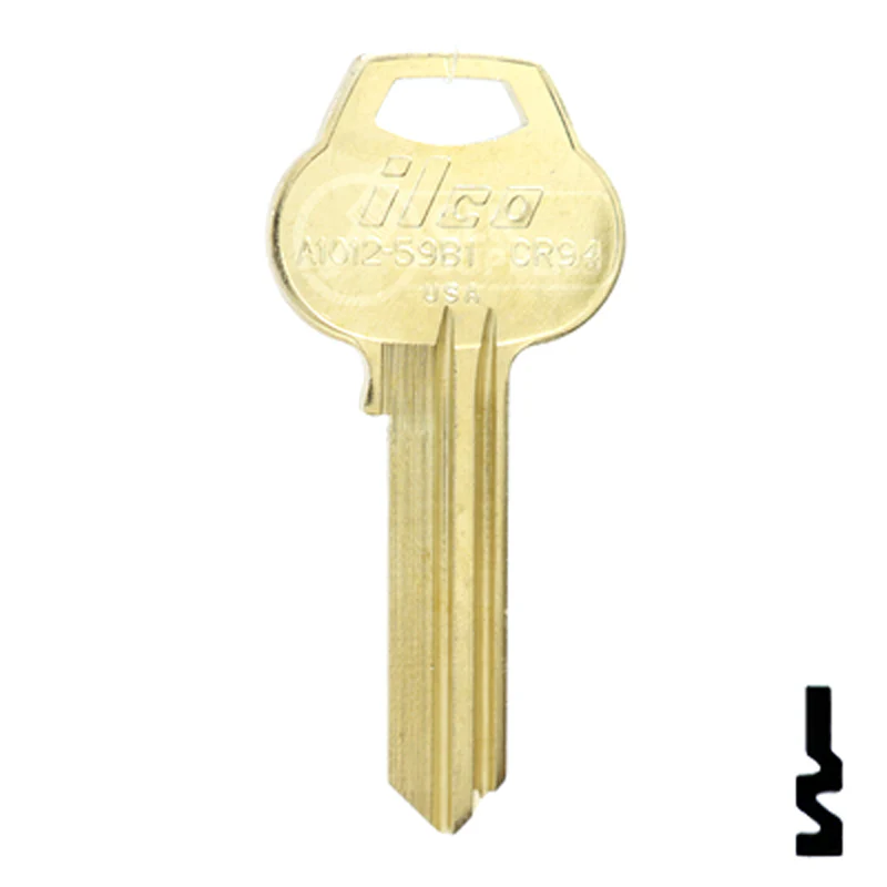 Uncut Key Blank | Corbin Russwin | A1012-59B1 - Image 2
