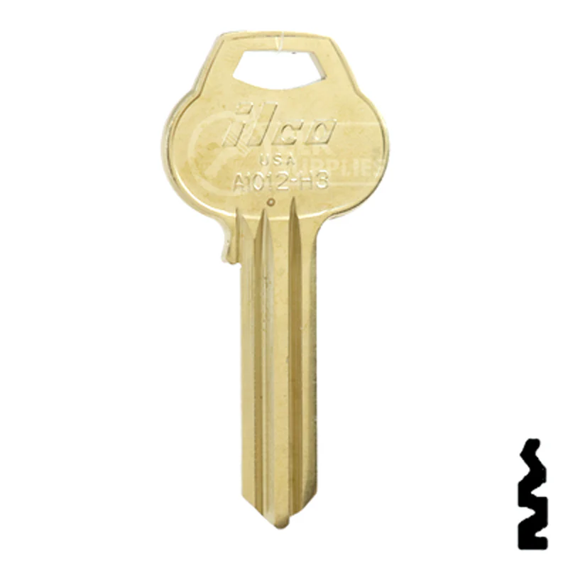 Uncut Key Blank | Corbin Russwin | A1012-H3 - Image 3
