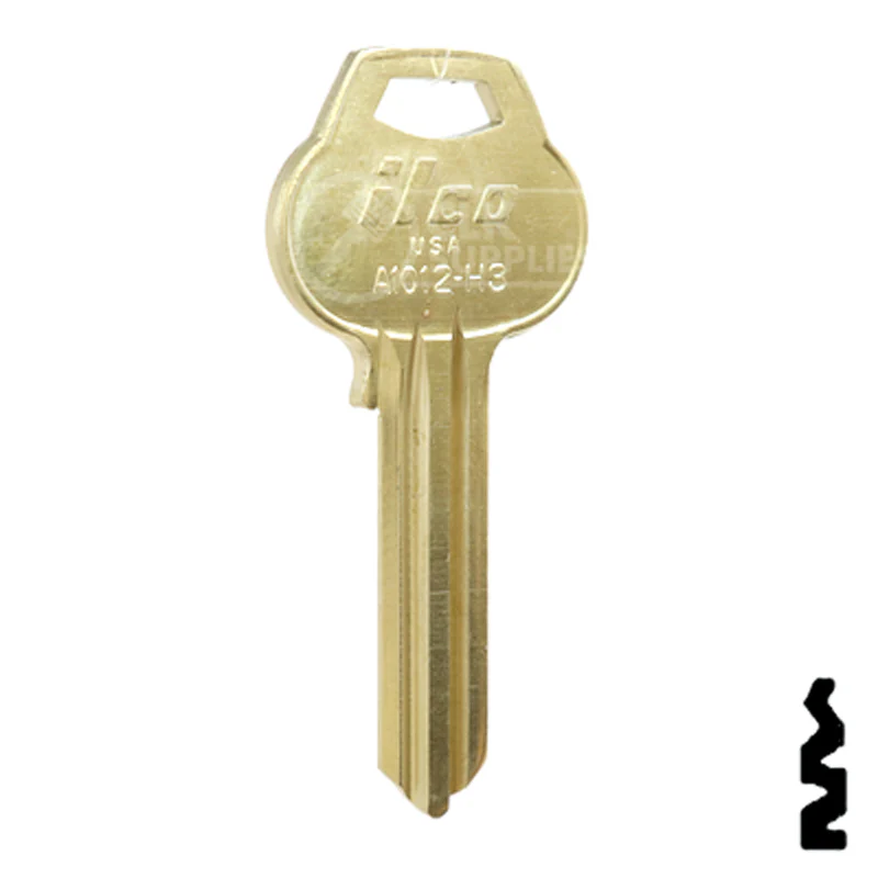Uncut Key Blank | Corbin Russwin | A1012-H3 - Image 4