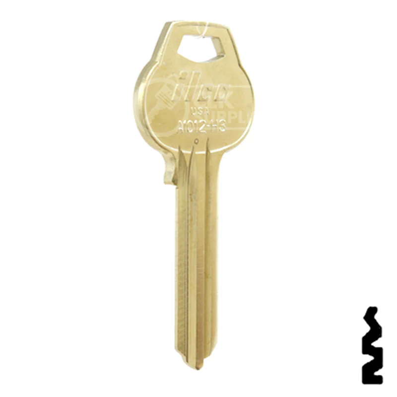 Uncut Key Blank | Corbin Russwin | A1012-H3 - Image 5