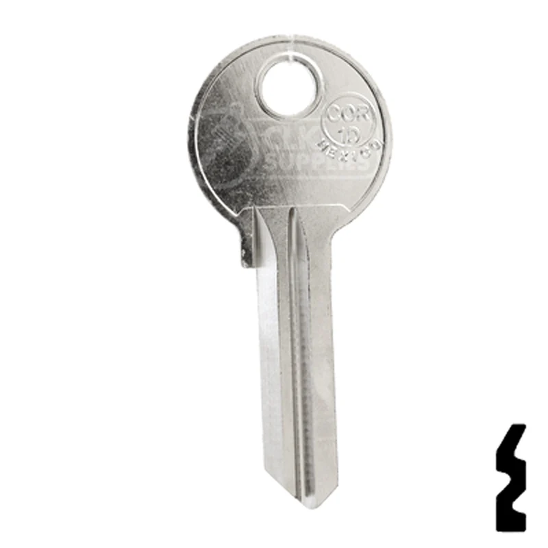 Uncut Key Blank | Corbin Russwin | COR-1D - Image 14
