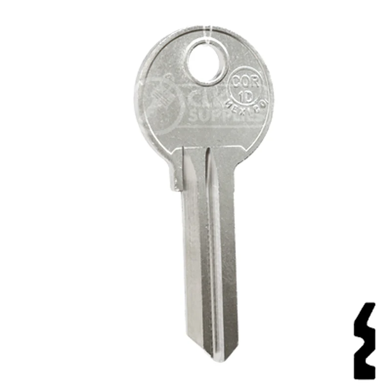 Uncut Key Blank | Corbin Russwin | COR-1D - Image 15