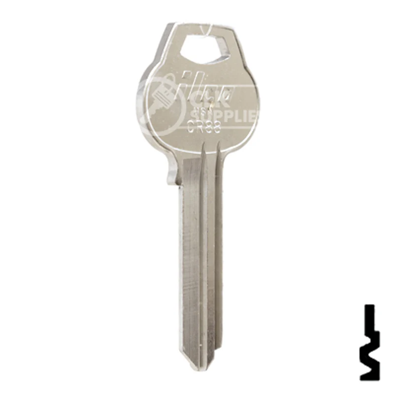 Uncut Key Blank | Corbin Russwin | CR88 - Image 4