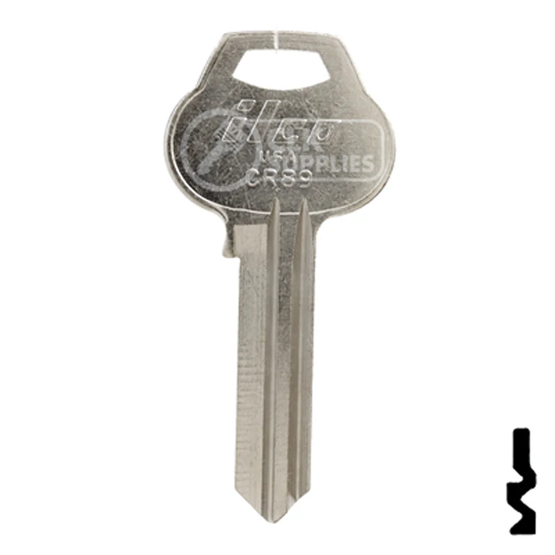 Uncut Key Blank | Corbin Russwin | CR89 - Image 2