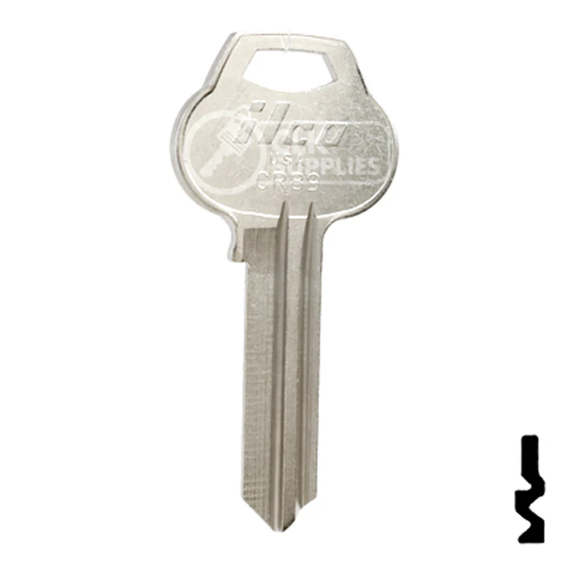 Uncut Key Blank | Corbin Russwin | CR89 - Image 3