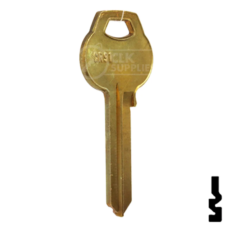 Uncut Key Blank | Corbin Russwin | CR91 - Image 4