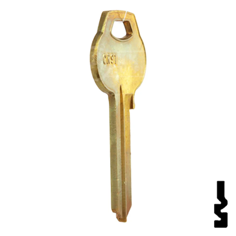 Uncut Key Blank | Corbin Russwin | CR91 - Image 5