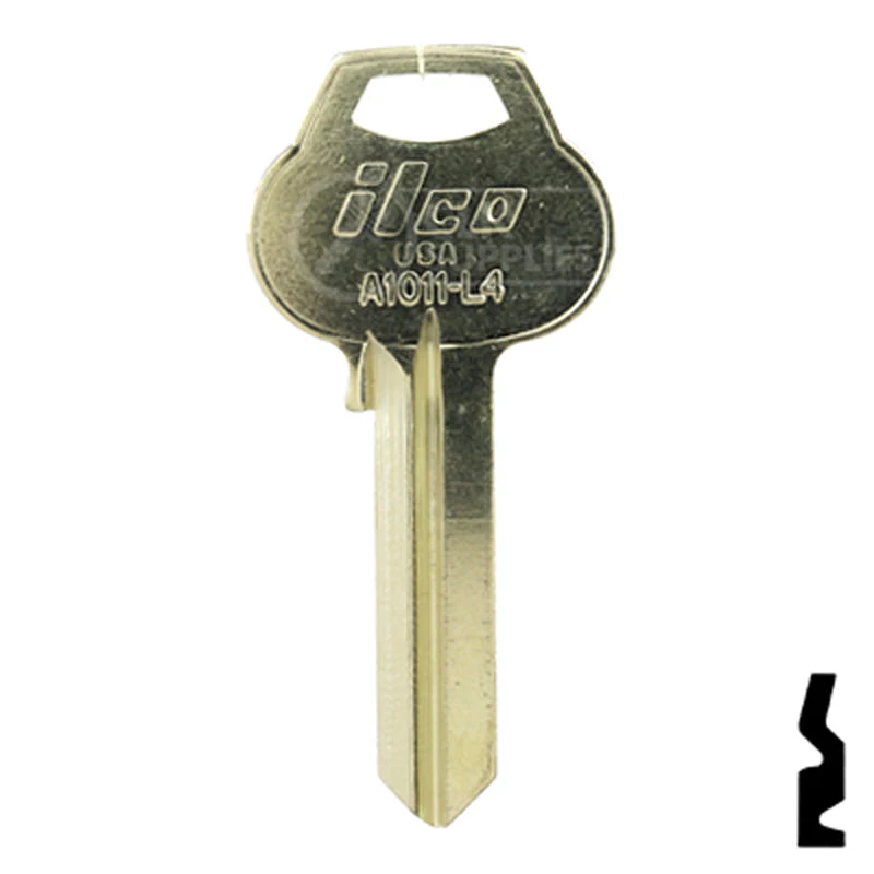 Uncut Key Blank | Corbin Russwin | L1011-L4