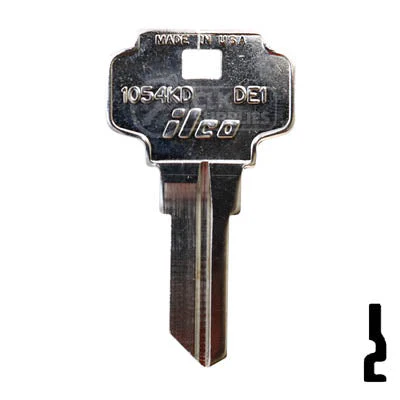 Uncut Key Blank | Dexter | 1054KD, DE1