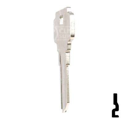 Uncut Key Blank | Dexter | 1054KD, DE1 - Image 8