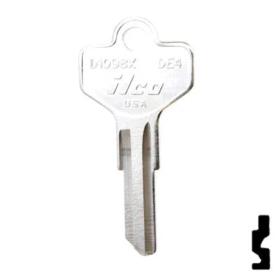 Uncut Key Blank | Dexter | D1098X, DE4 - Image 24