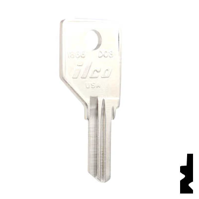 Uncut Key Blank | Dominion Lock | 1866, DO3 - Image 3