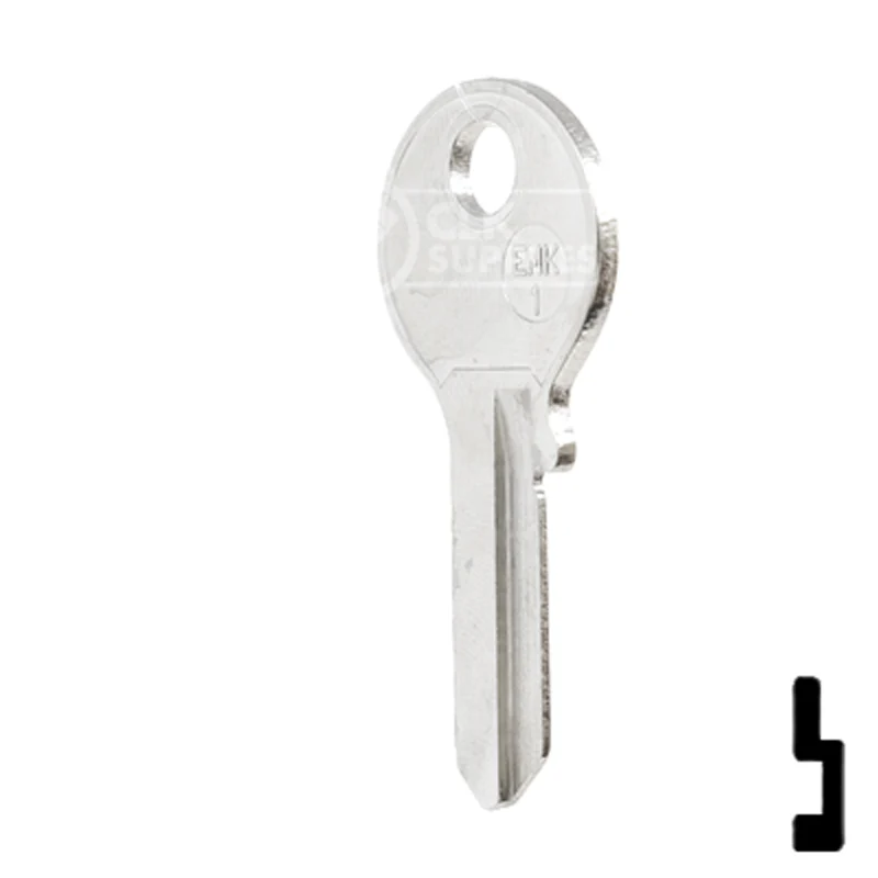 Uncut Key Blank | Emka Dirak | EMK-1 - Image 10
