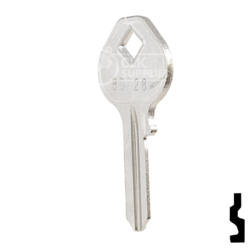 Uncut Key Blank | Federal | BD228 - Image 10