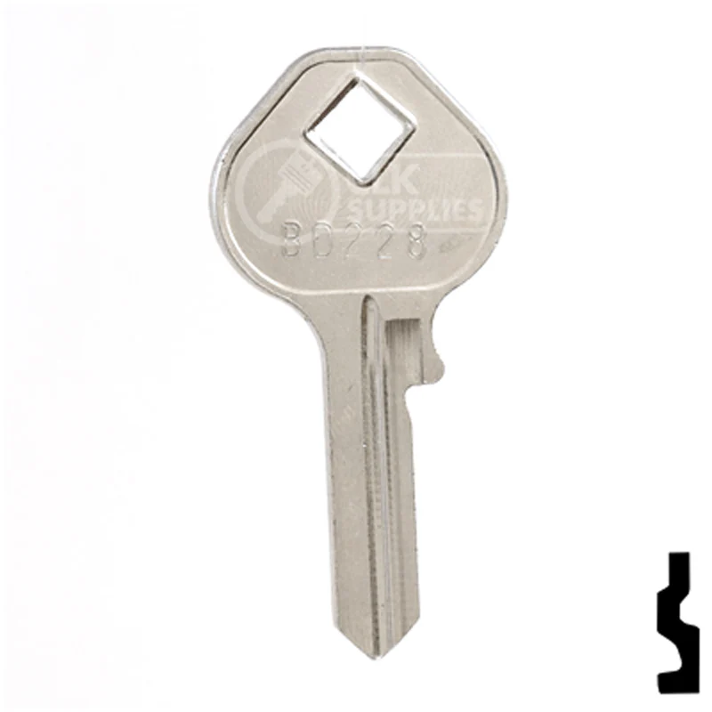Uncut Key Blank | Federal | BD228 - Image 14