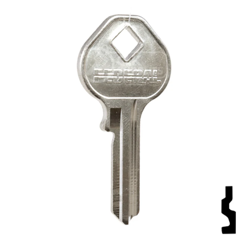 Uncut Key Blank | Federal | BD228 - Image 3